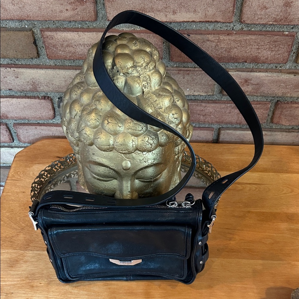 Rag & Bone Black Leather Crossbody Bag - Picture 4 of 7